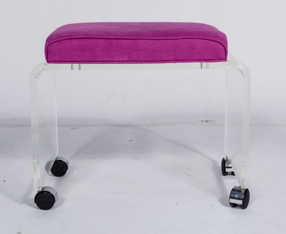 lucite bench vintage