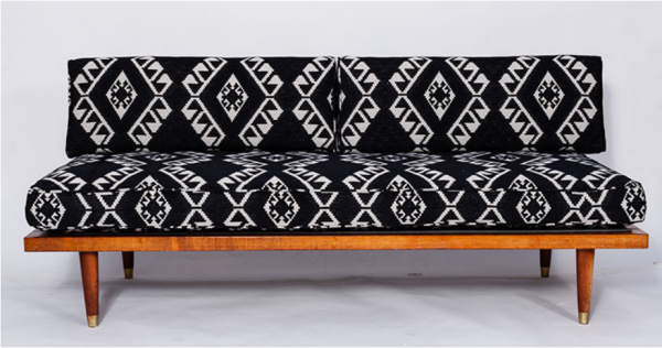 black and white daybed