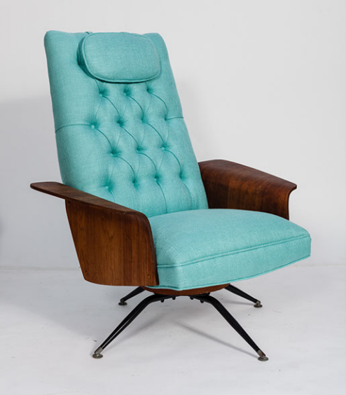 vintage teal mid century