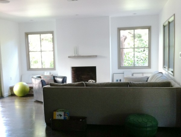 before living room