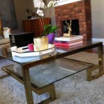 brass regency table