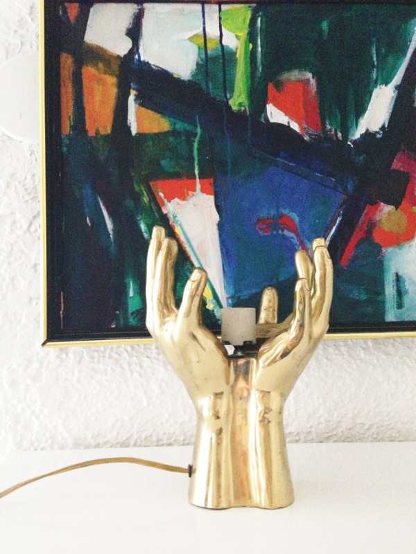 brass lamp