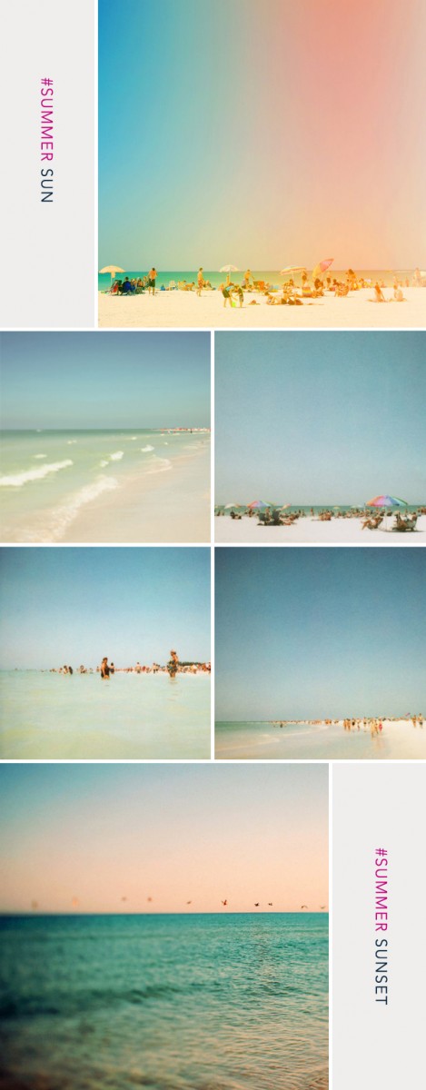 beach and sunset artwork