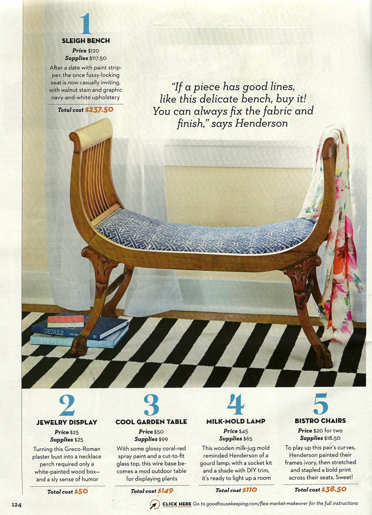 sleigh-bench
