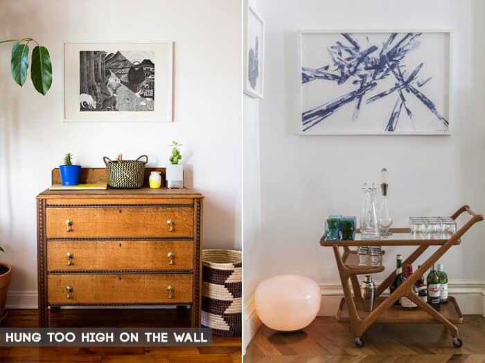 Design Mistakes_Art too high for space 2 Emily Henderson