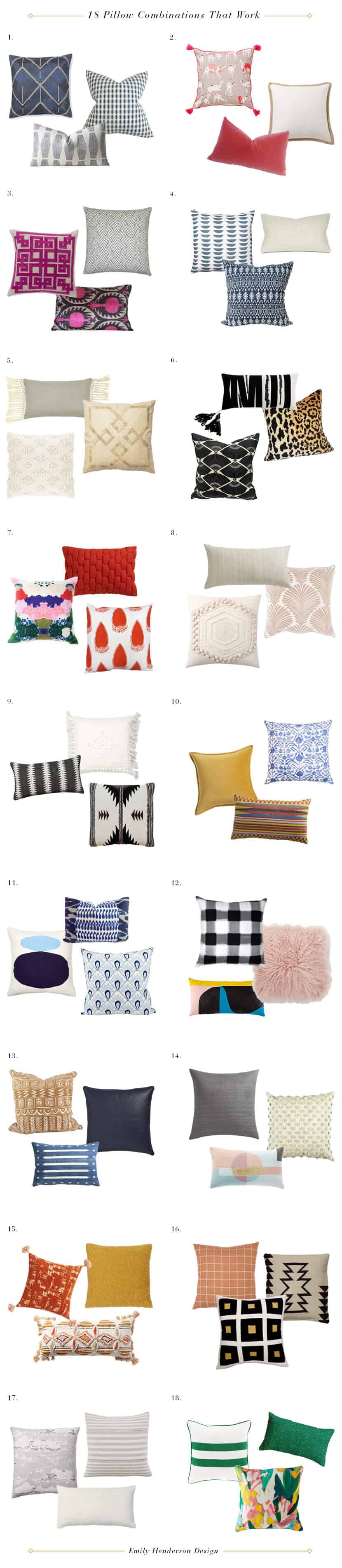Emily Henderson Pillow Combinations That Work Emily Henderson