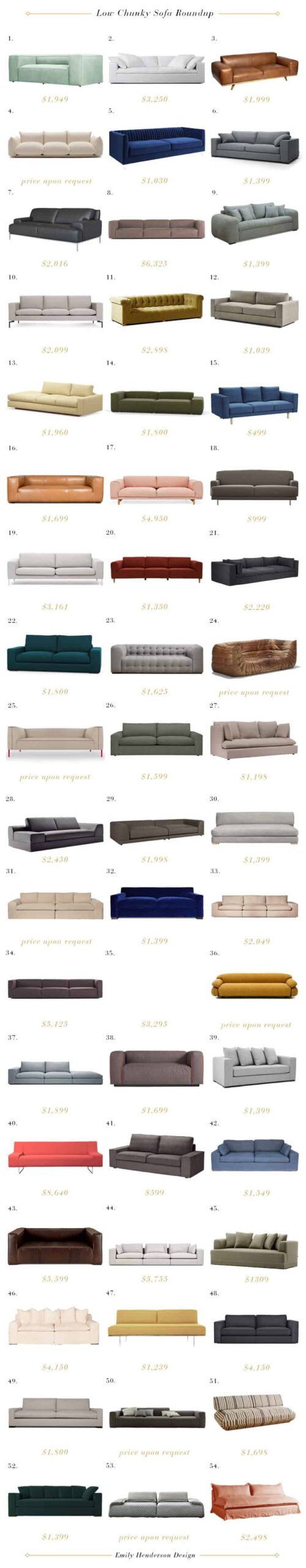 low_chunky_sofa_roundup prices Emily Henderson