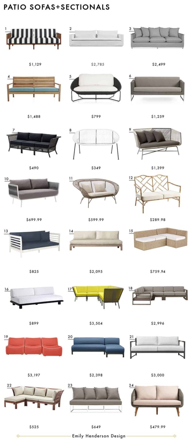 My Ultimate Patio Furniture Roundup Emily Henderson