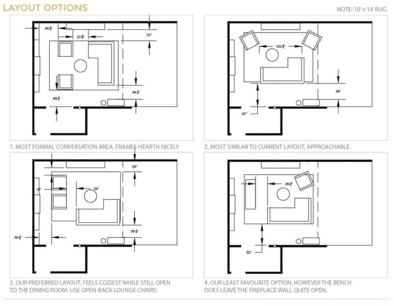 How to Arrange furniture with Two Focal Walls Emily Henderson