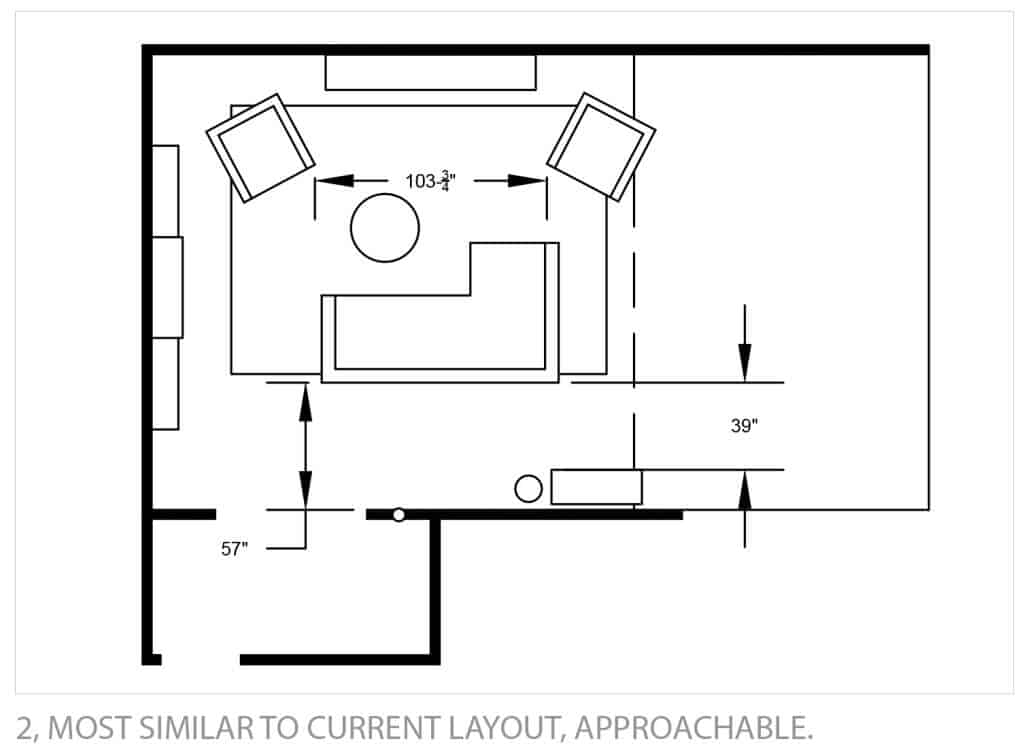 How to Arrange furniture with Two Focal Walls Emily Henderson