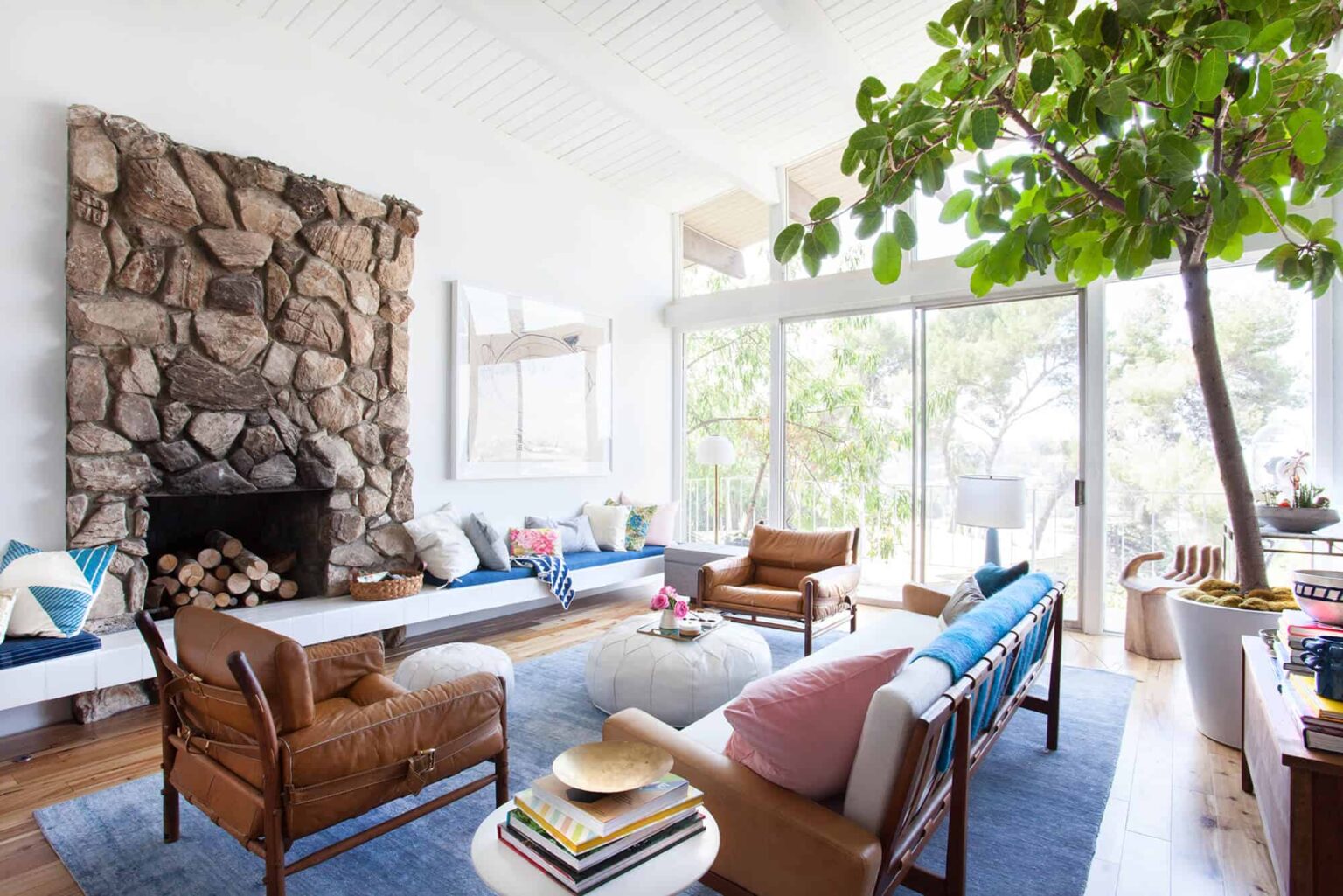 33 Ottomans That Can Do Double Duty as a Coffee Table Emily Henderson