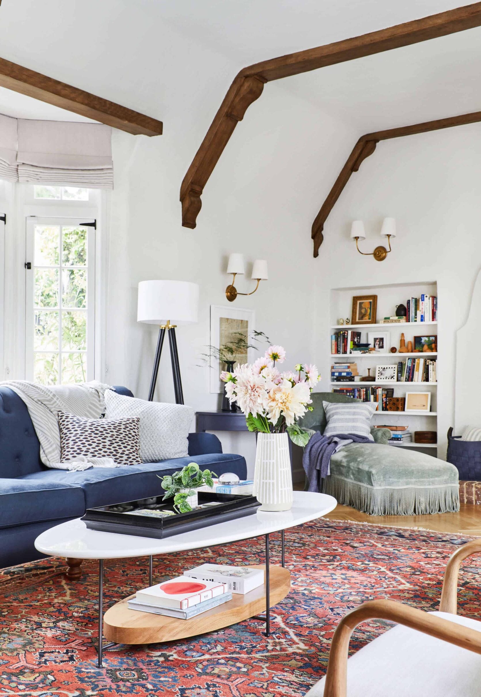 Our Modern English Tudor Living Room + Get The Look - Emily Henderson
