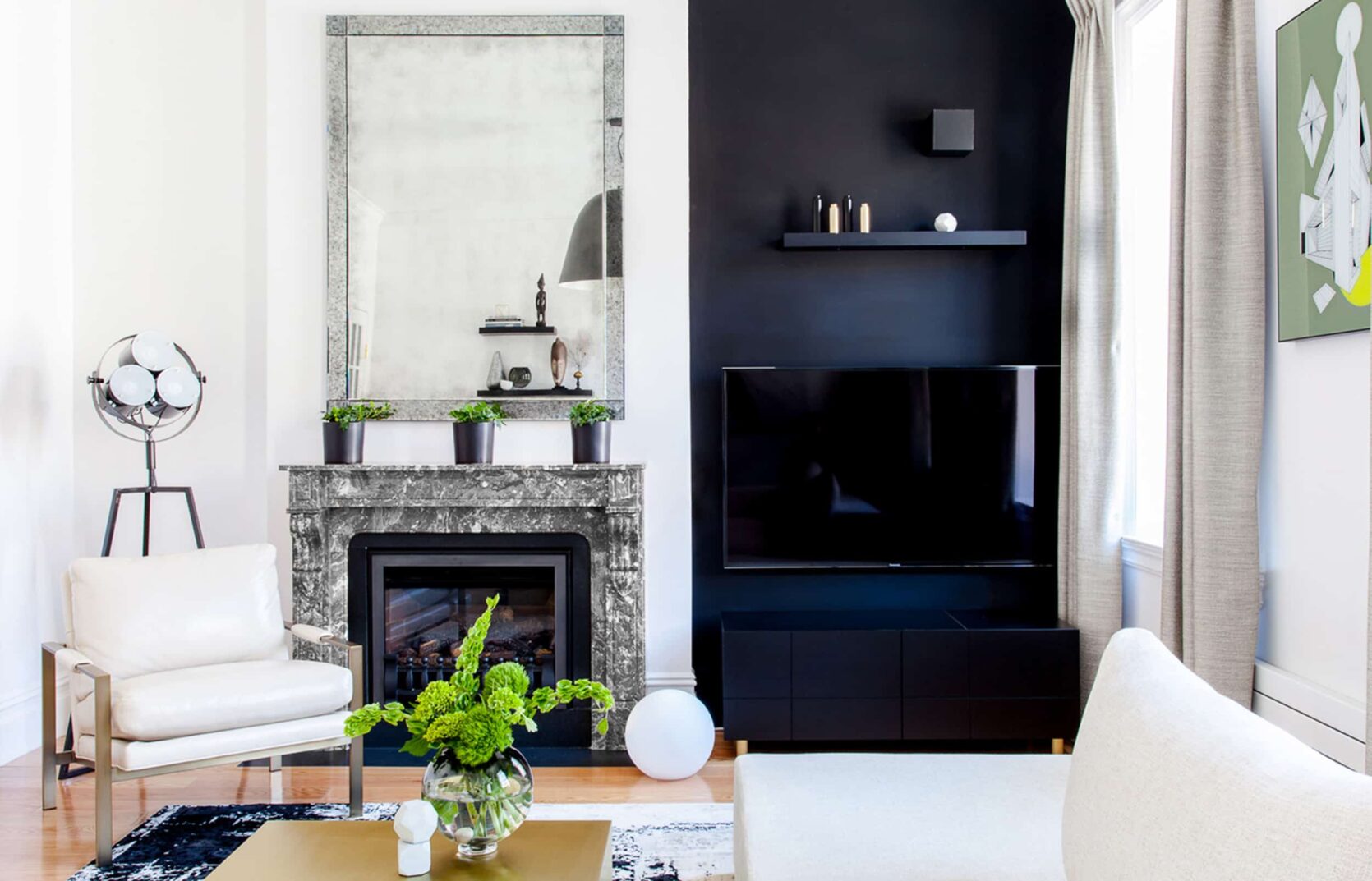 Designing with Your TV + A Media Console Roundup Emily Henderson