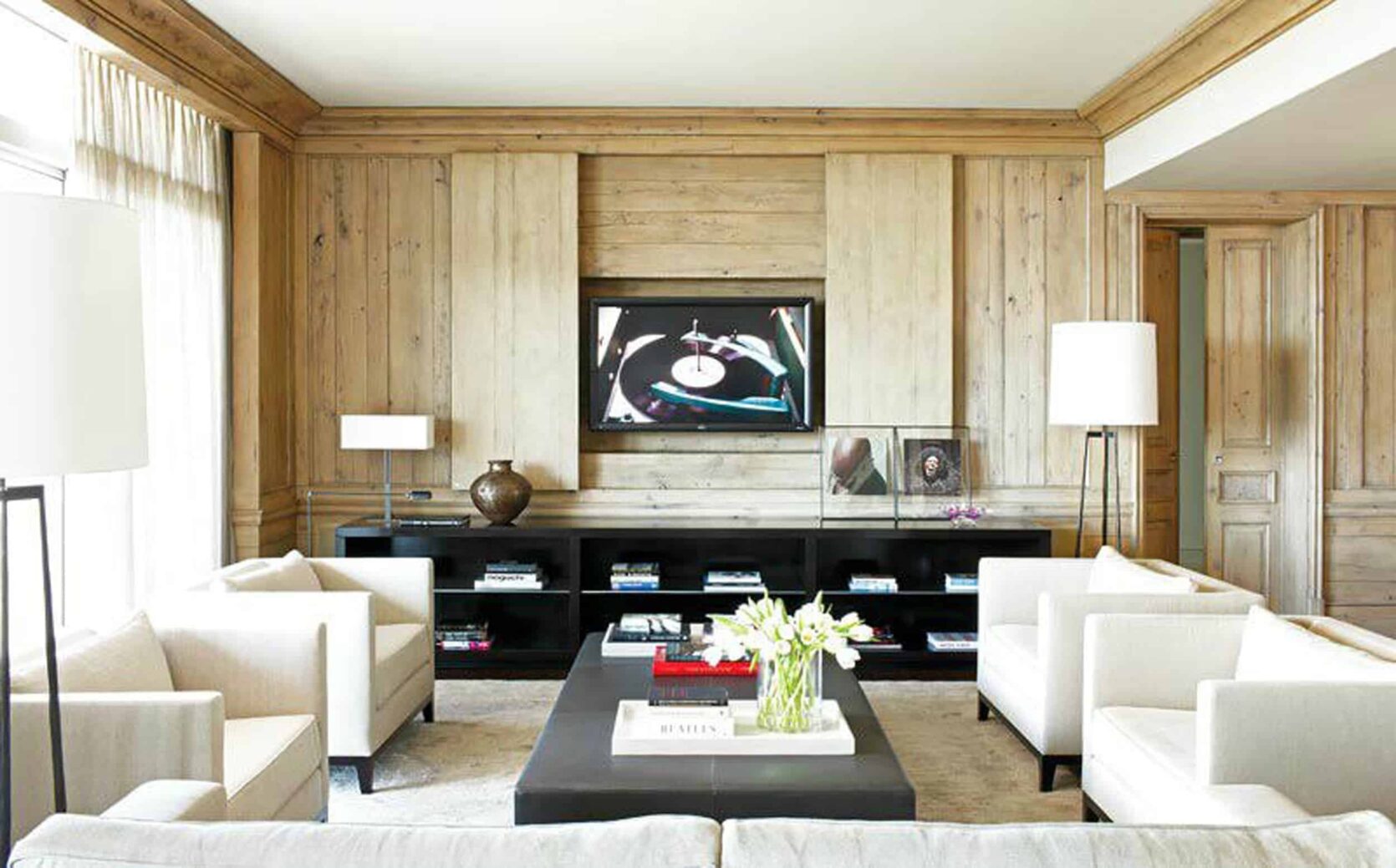Designing with Your TV + A Media Console Roundup Emily Henderson