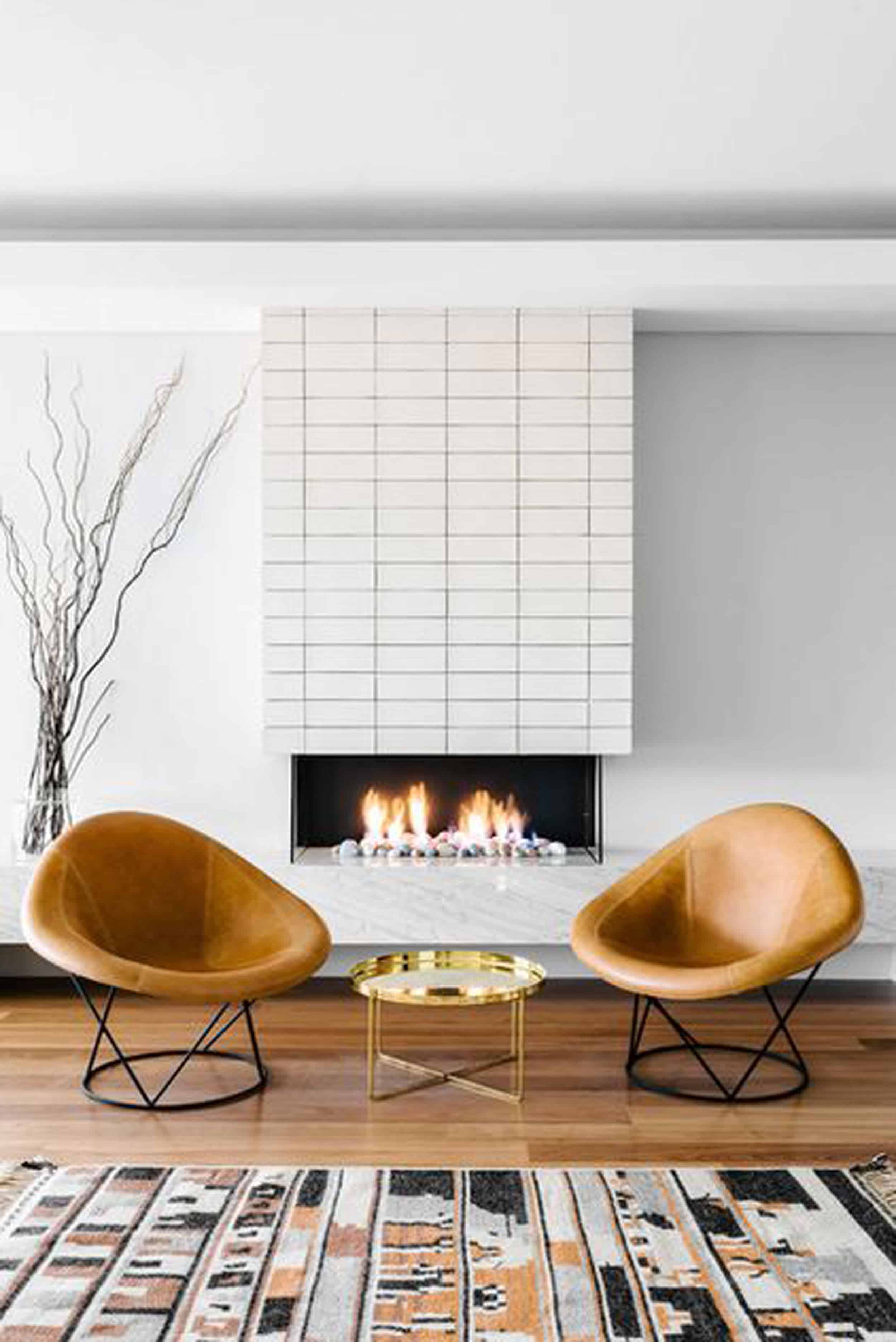 Emily Henderson Lake House Fixer Upper Mountain Home Decor Fireplace Ideas Rustic Refined Simple White Wood Stone 261