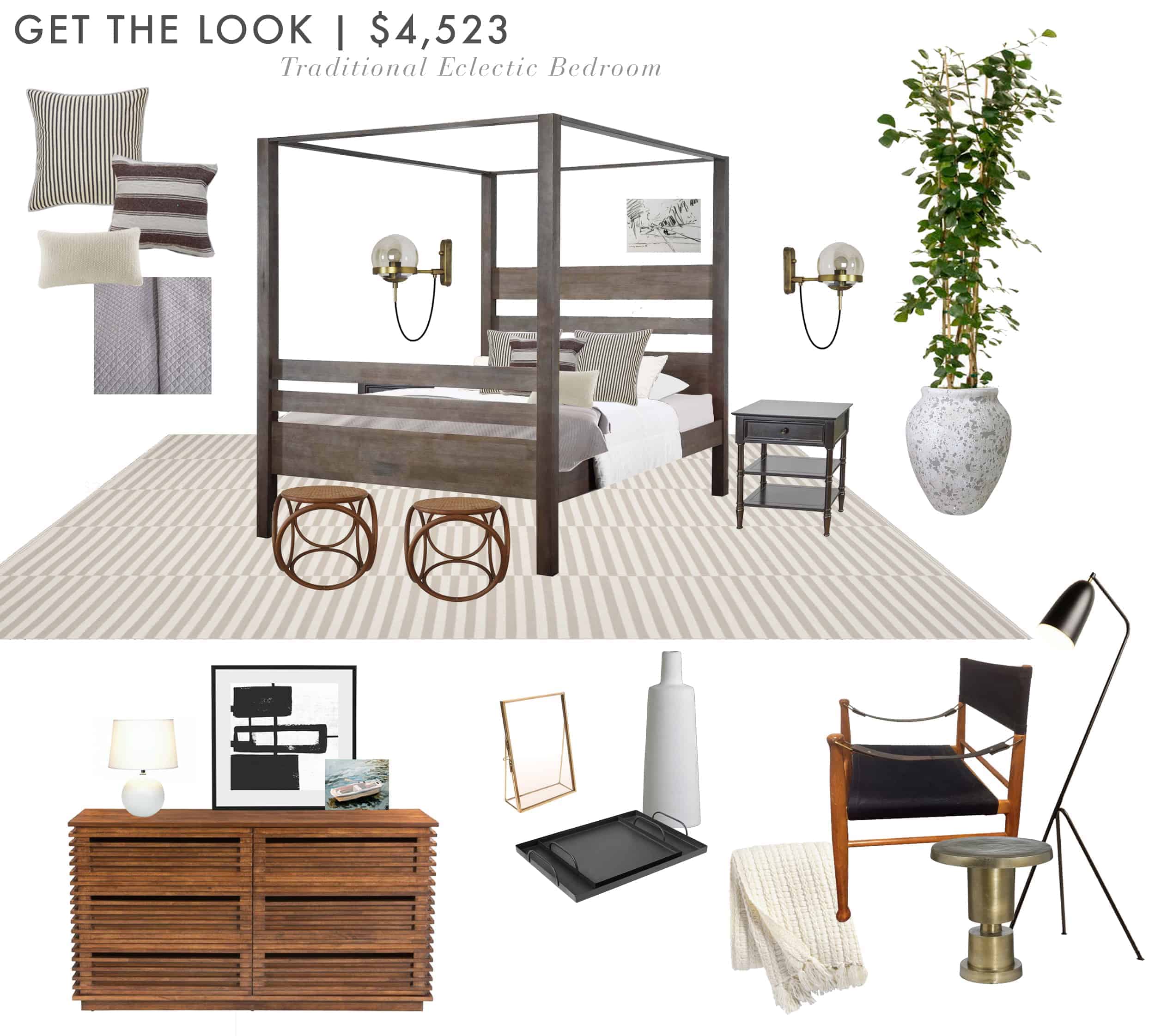 Emily Henderson Budget Room Bedroom Ebay Low Version2