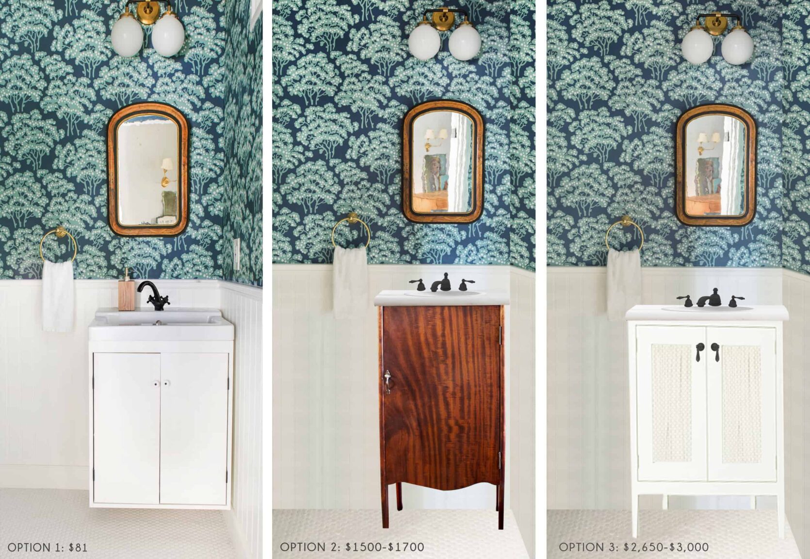 My Powder Room Reveal + Get The Look - Emily Henderson