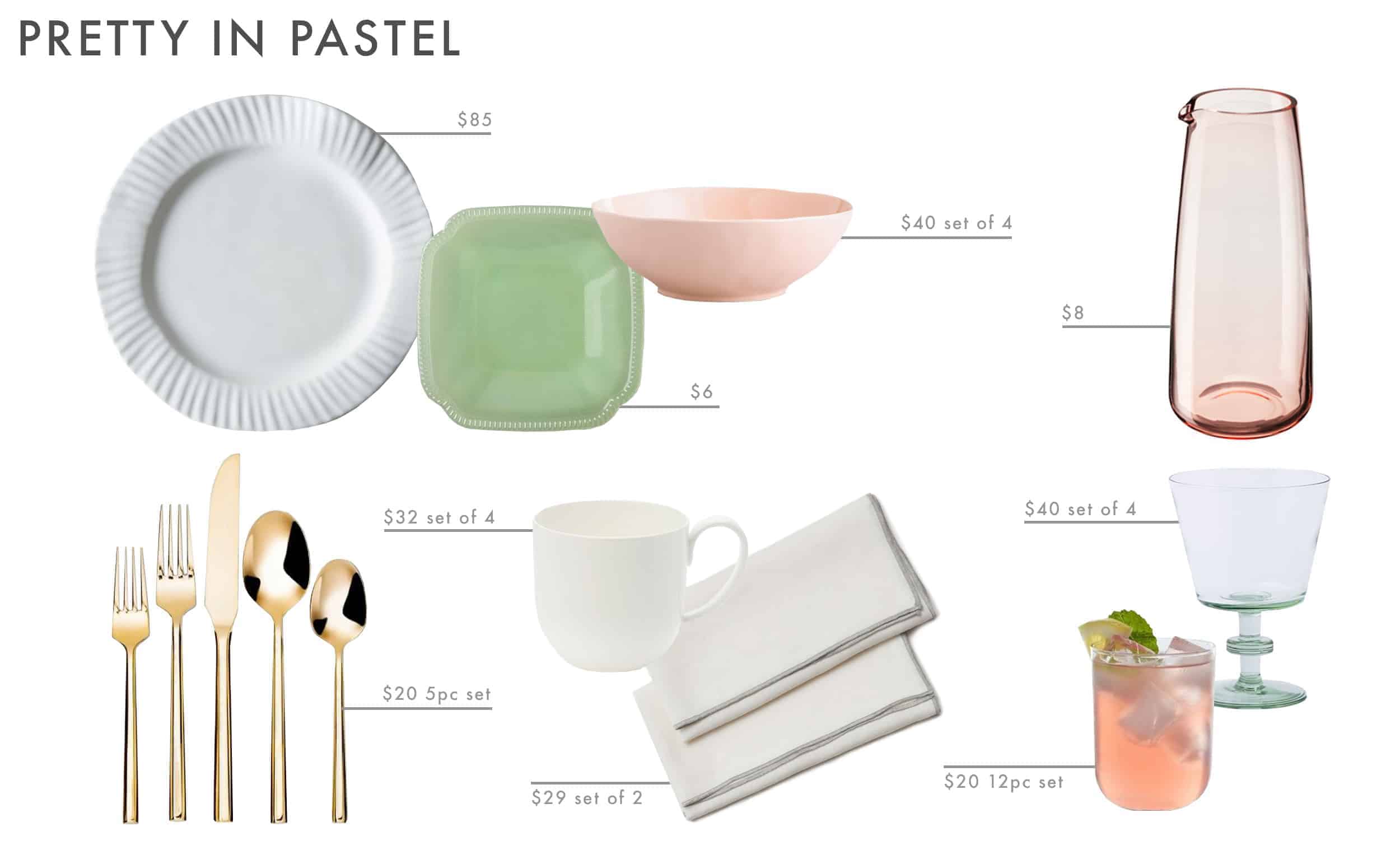 Emily Henderson Roundup Dinnerware Combos 2
