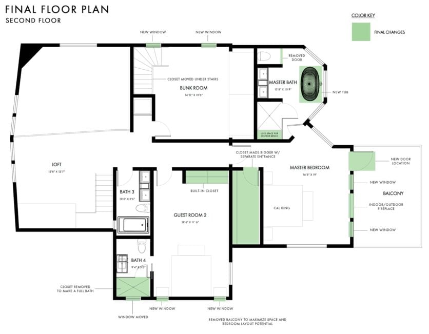 The final, final, FINAL!!!!! Mountain Fixer Floor Plan - Emily Henderson