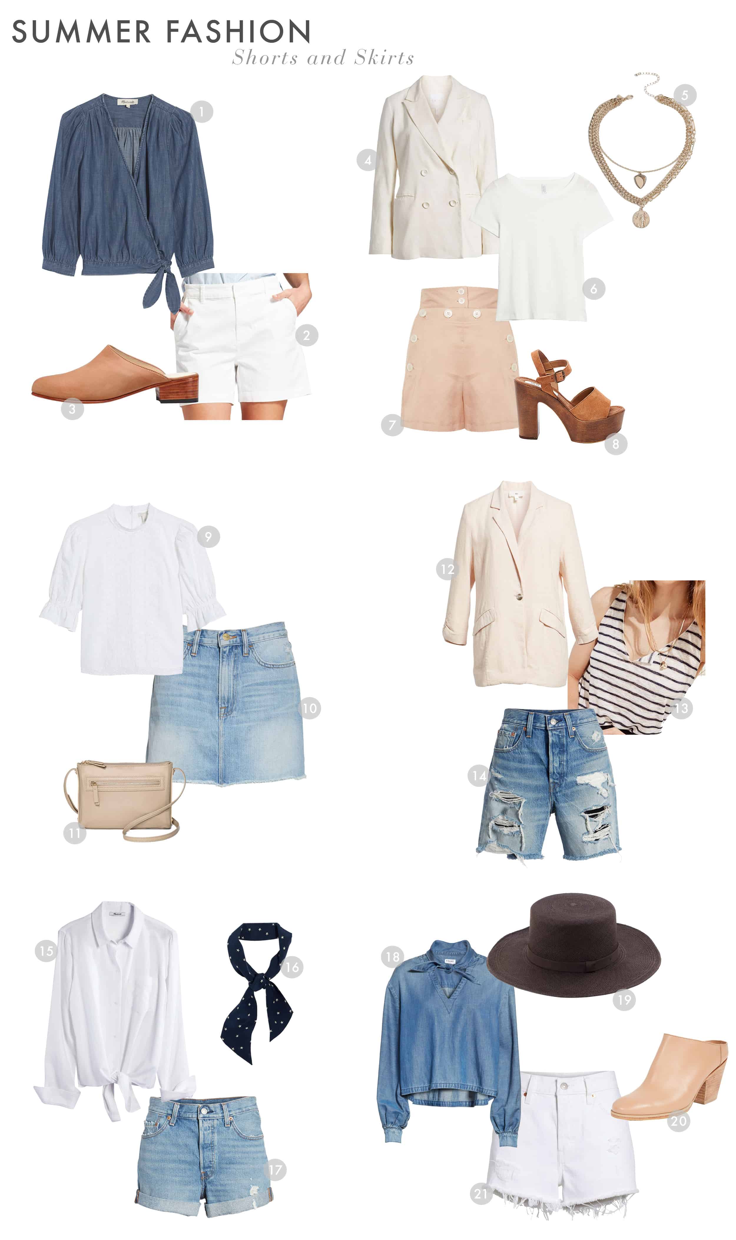 Emily Henderson Summer Fashion 2018 Shorts And Skirts 1