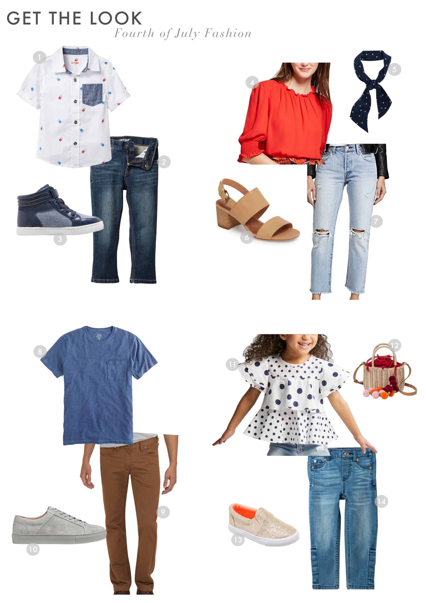 Emily Henderson Rachael Ray Fourth Of July Kids Get The Look Fashion 1