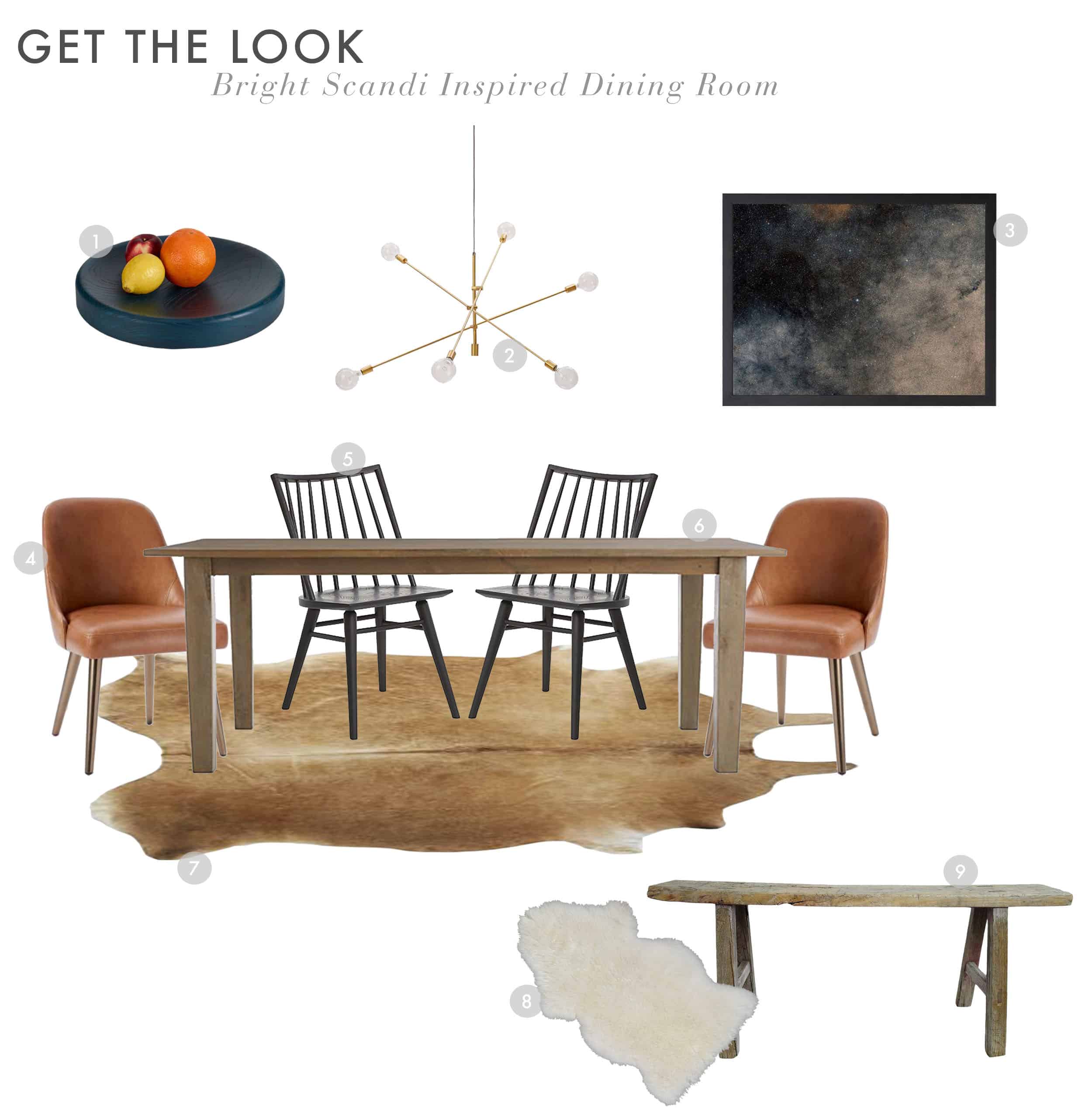 Get The Look Scandi House Dining Room