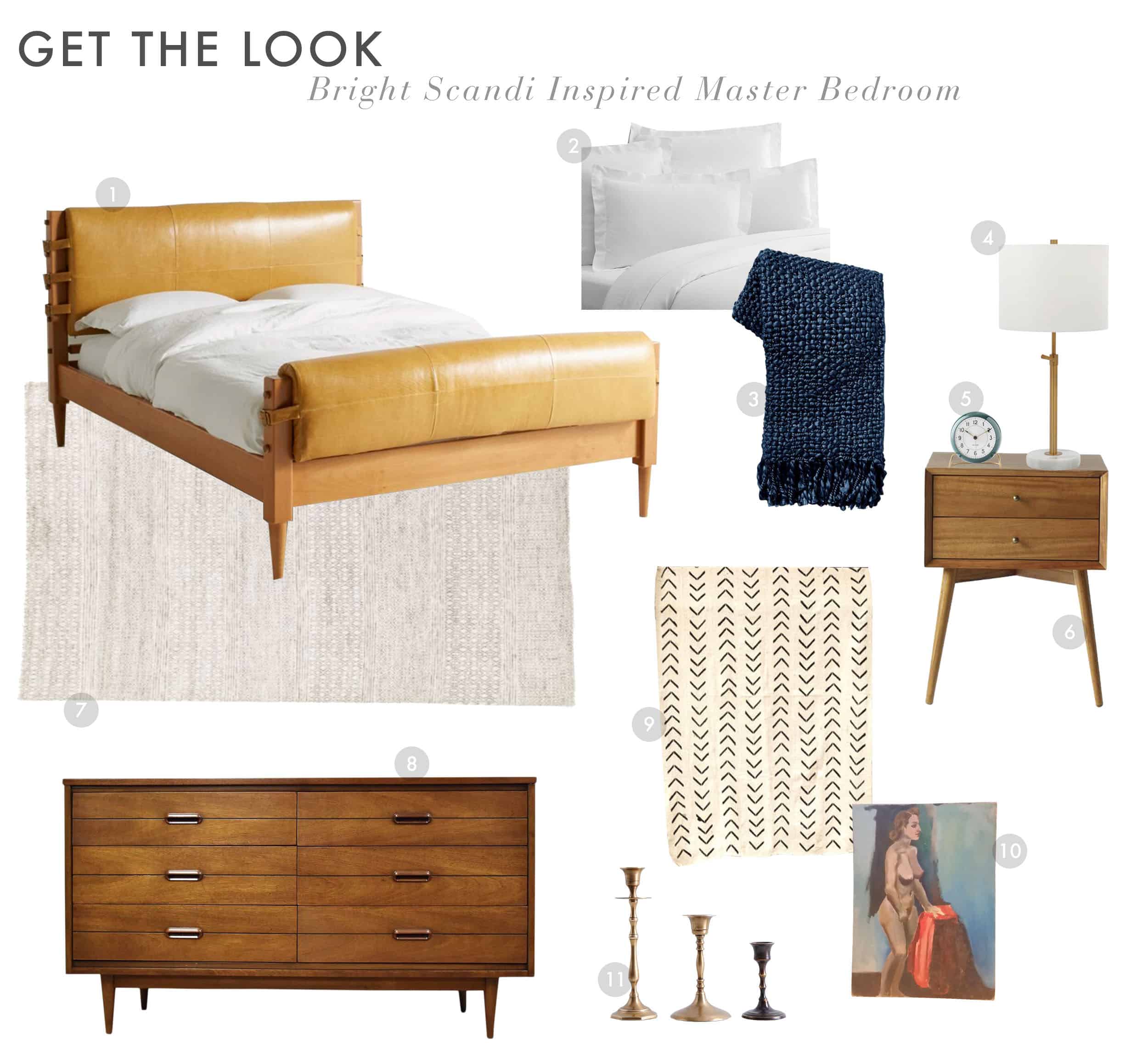 Get The Look Scandi House Master Bedroom