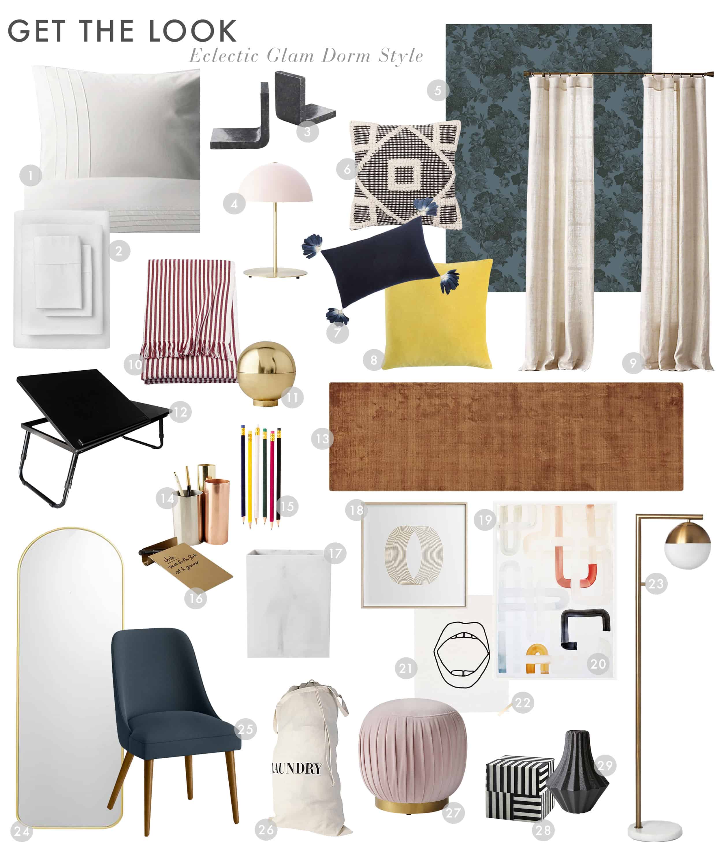 Dorm Room Eclectic Glam1