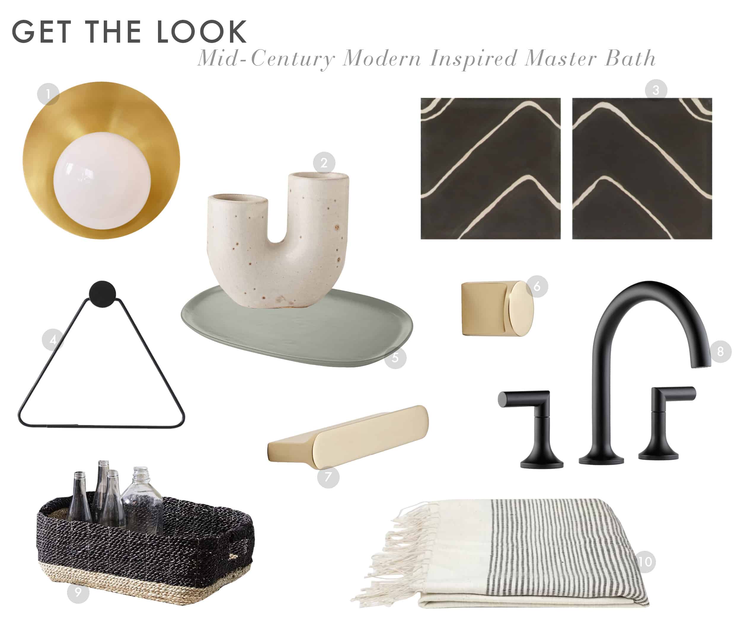 Emily Henderson Get The Look Modern Scandi House Sam Gluck Master Bath