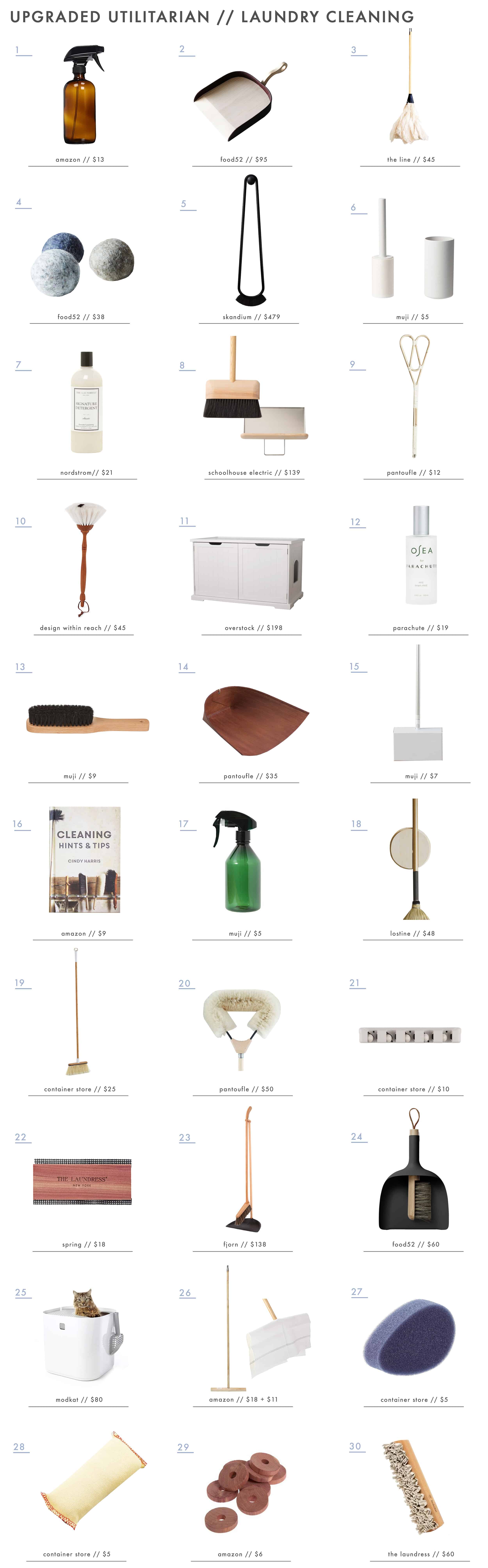 Emily Henderson Roundup Upgraded Utilitarian Laundry Cleaning