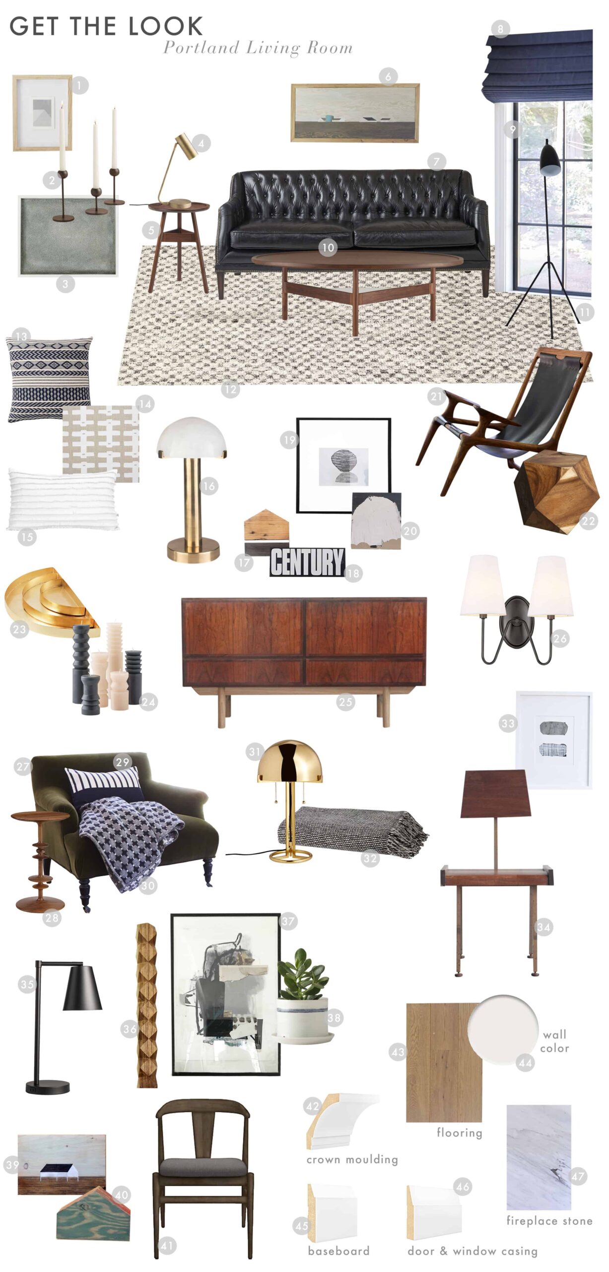 Emily Henderson Portland Traditional Living Room Reveal Get The Look