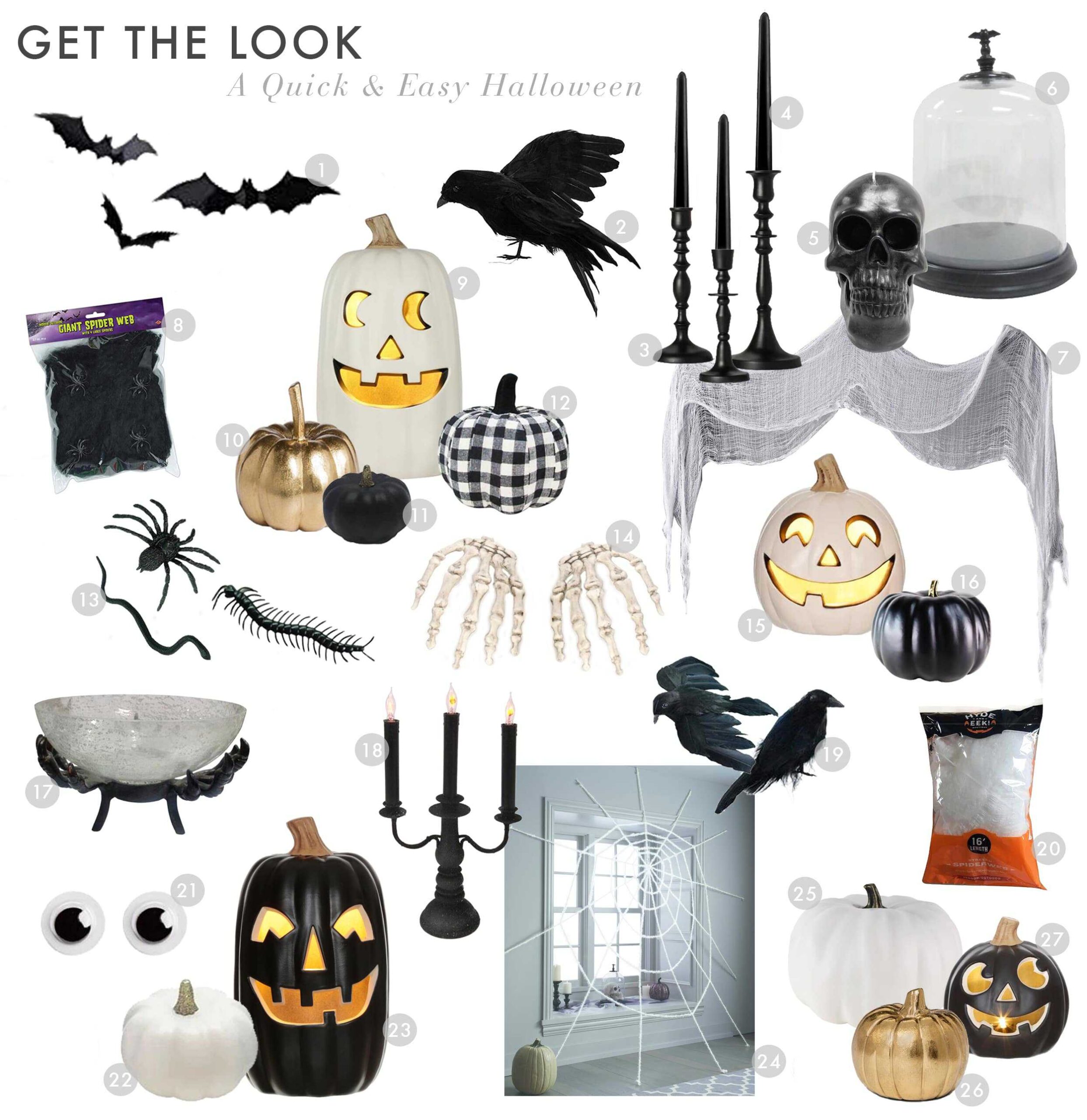 10 Last-Minute and Affordable Halloween Decor Ideas