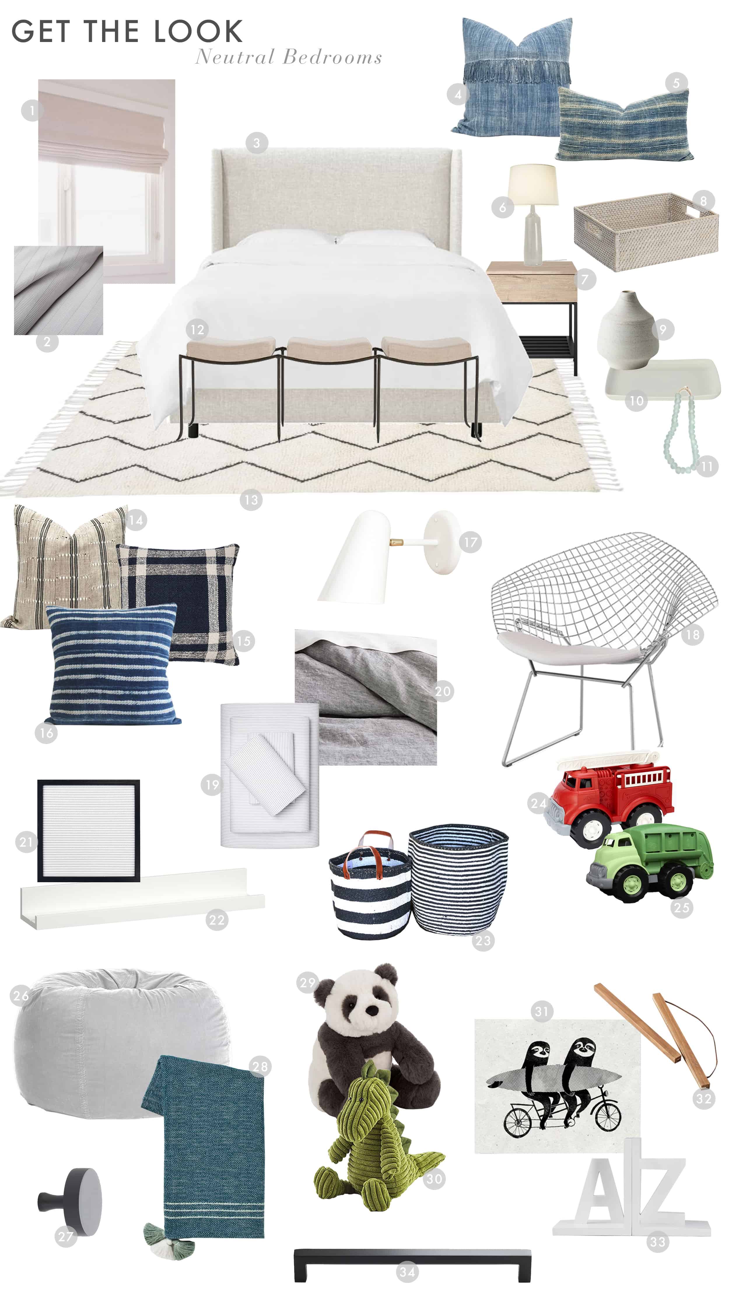Emily Henderson House Tour Amy P Laguna Beach Townhouse Neutral Get The Look Bedrooms