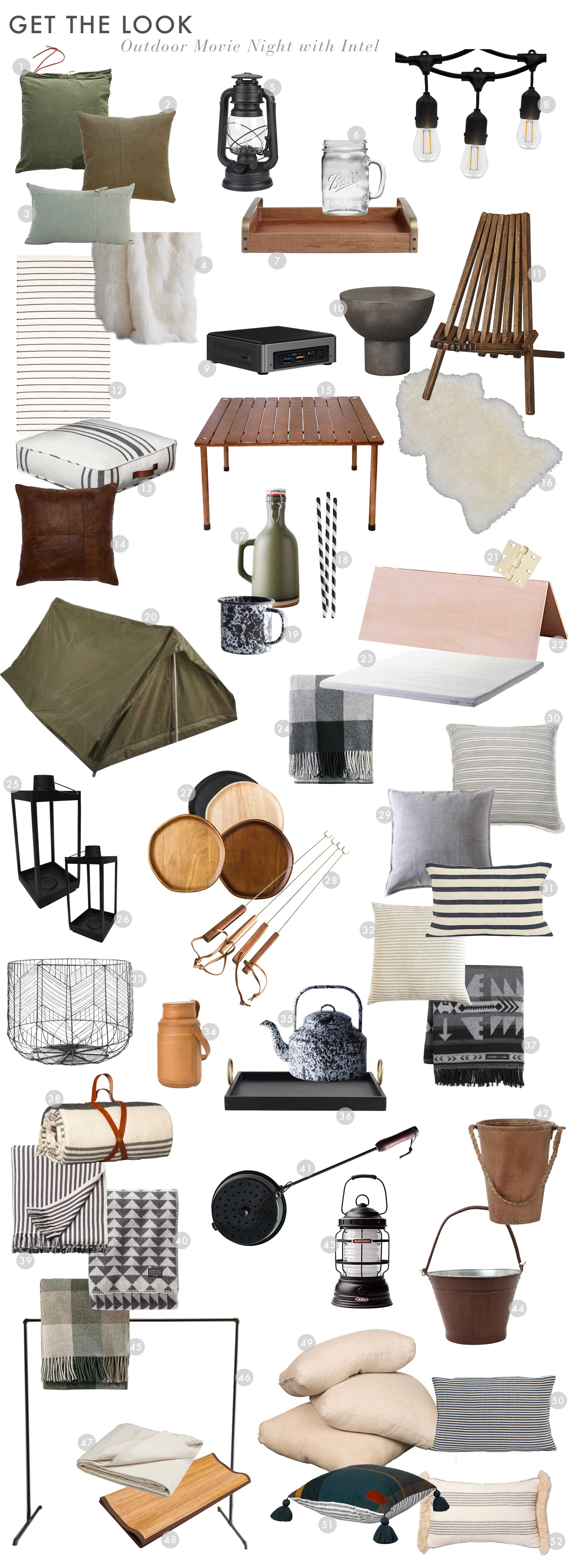 Emily Henderson Intel Outdoor Movie Night 2018 Get The Look 1 1