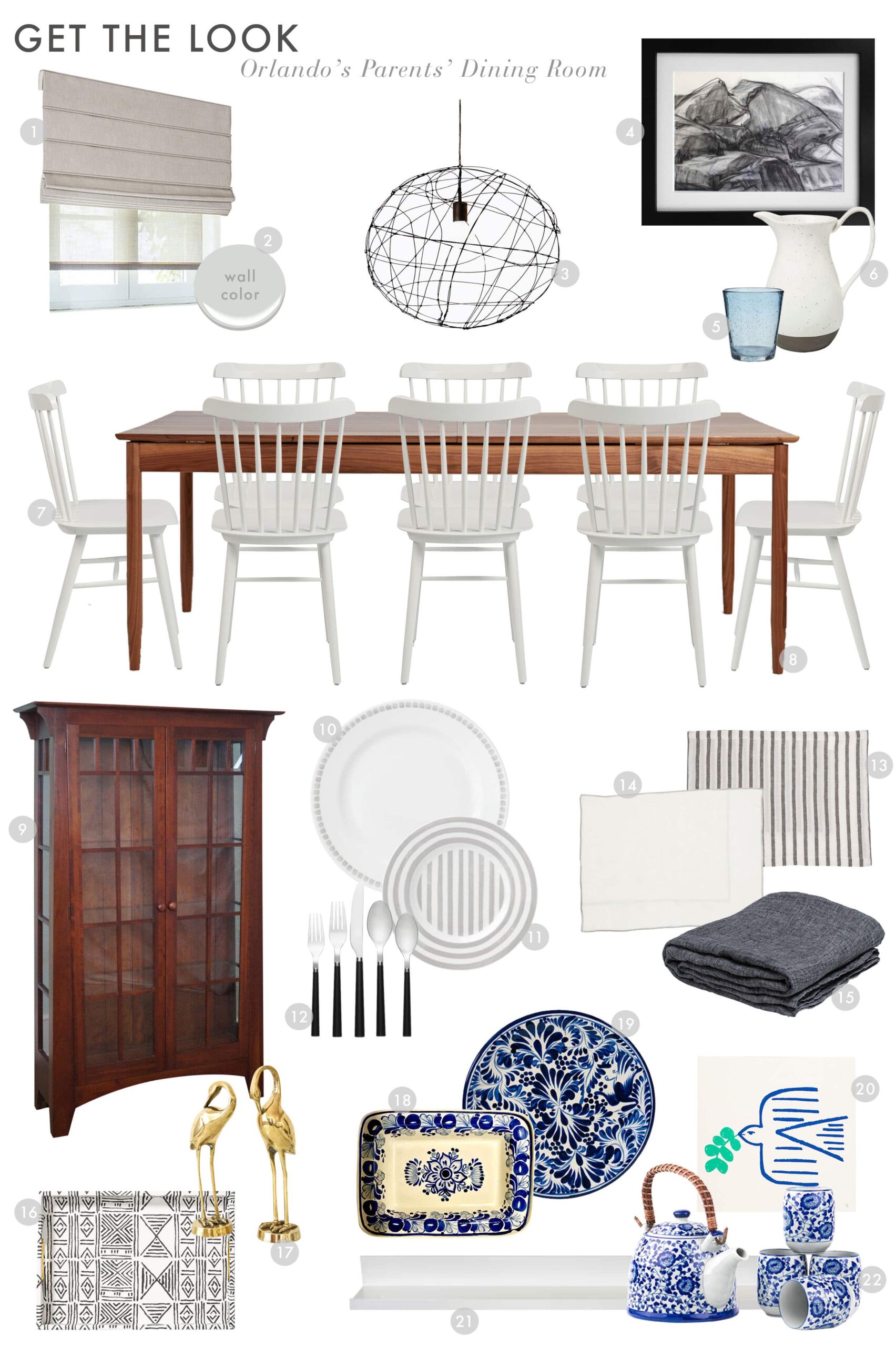 Get The Look Orlandos Parents Dining Room Reveal