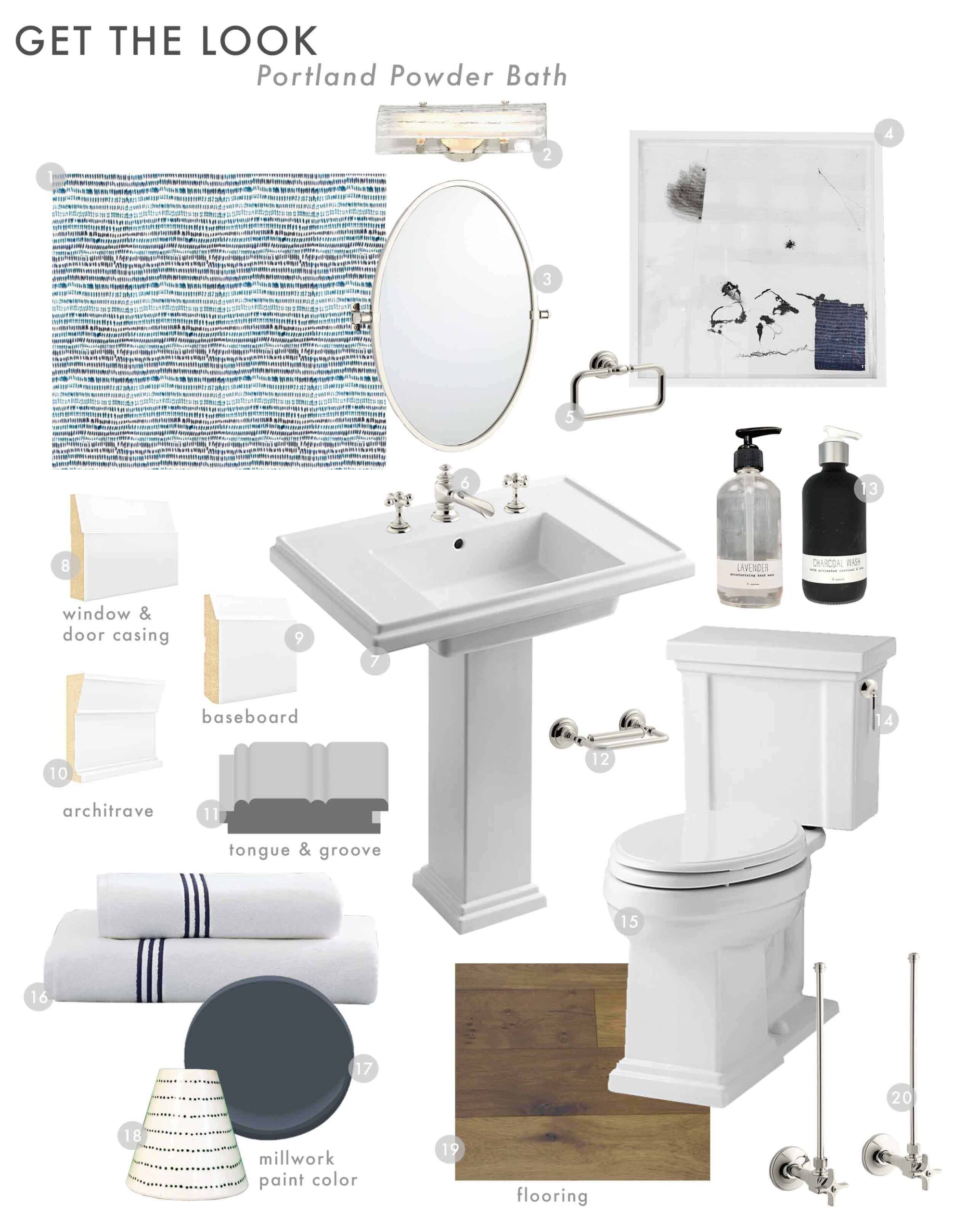Emily Henderson Design Portland Traditional Powder Bath Reveal Get The Look 11