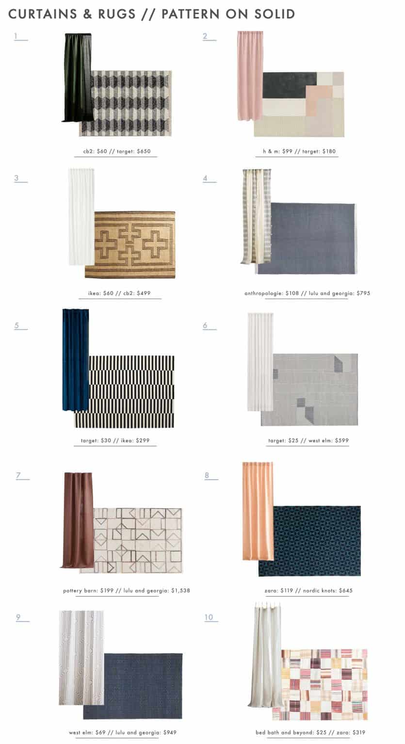 Curtain Rug Power Couples: How to Expertly Pair Curtains & Rugs (+ 30 Combos to Try ...