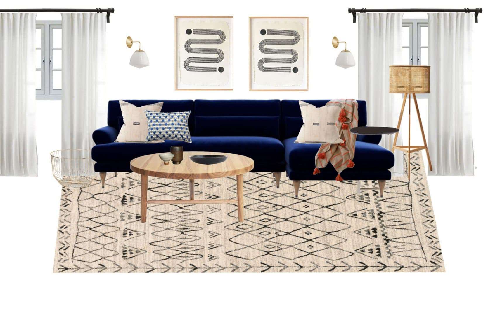Introducing...Arlyn's Living & Dining Room Makeover Takeover - Emily ...