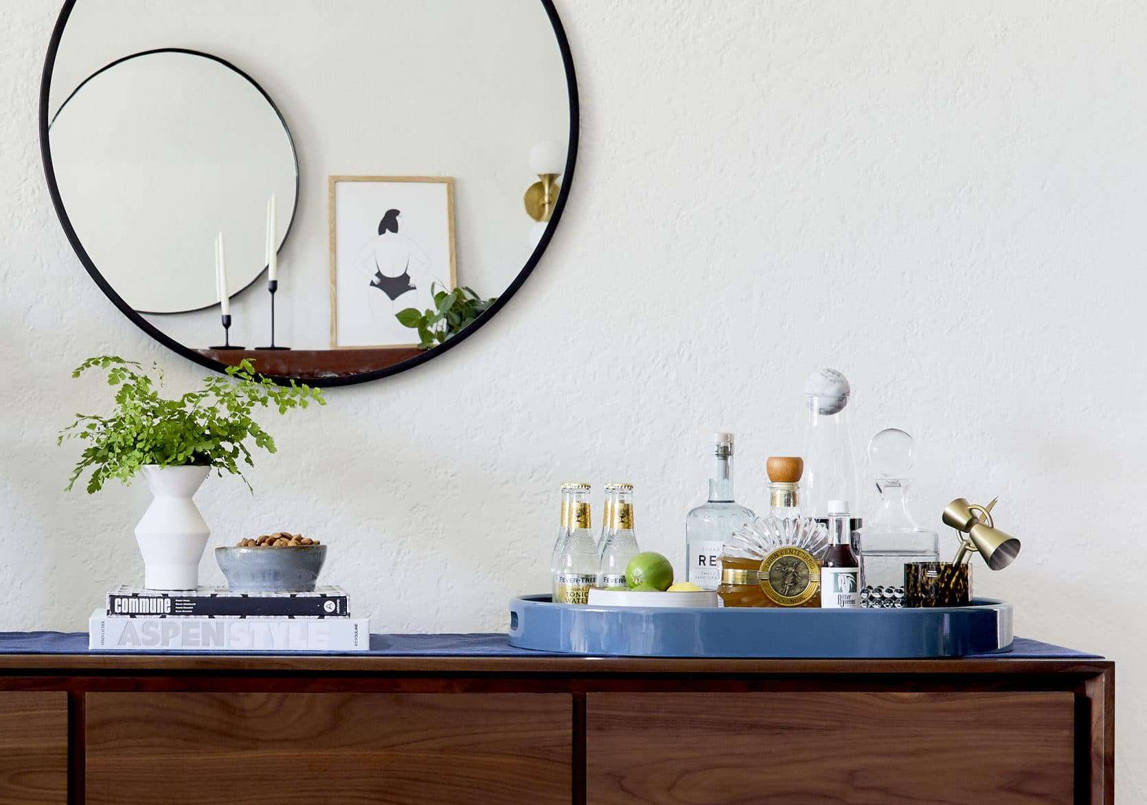 4 Ways to Style That Credenza For "Real Life" + Shop Our Favorite