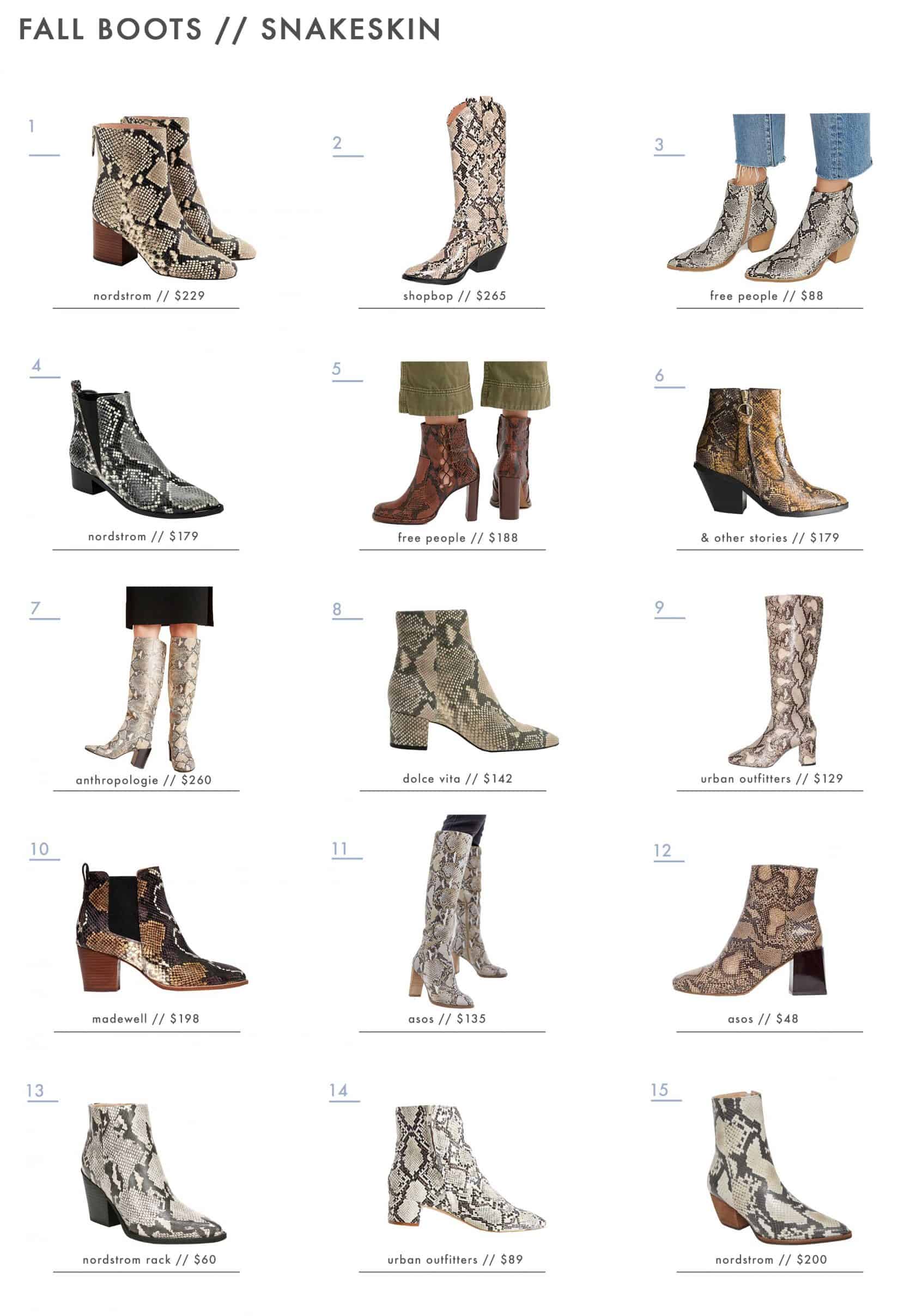 Snakeskin Boot Trend A Dressed Up & Dressed Down Look That Might Convince Me