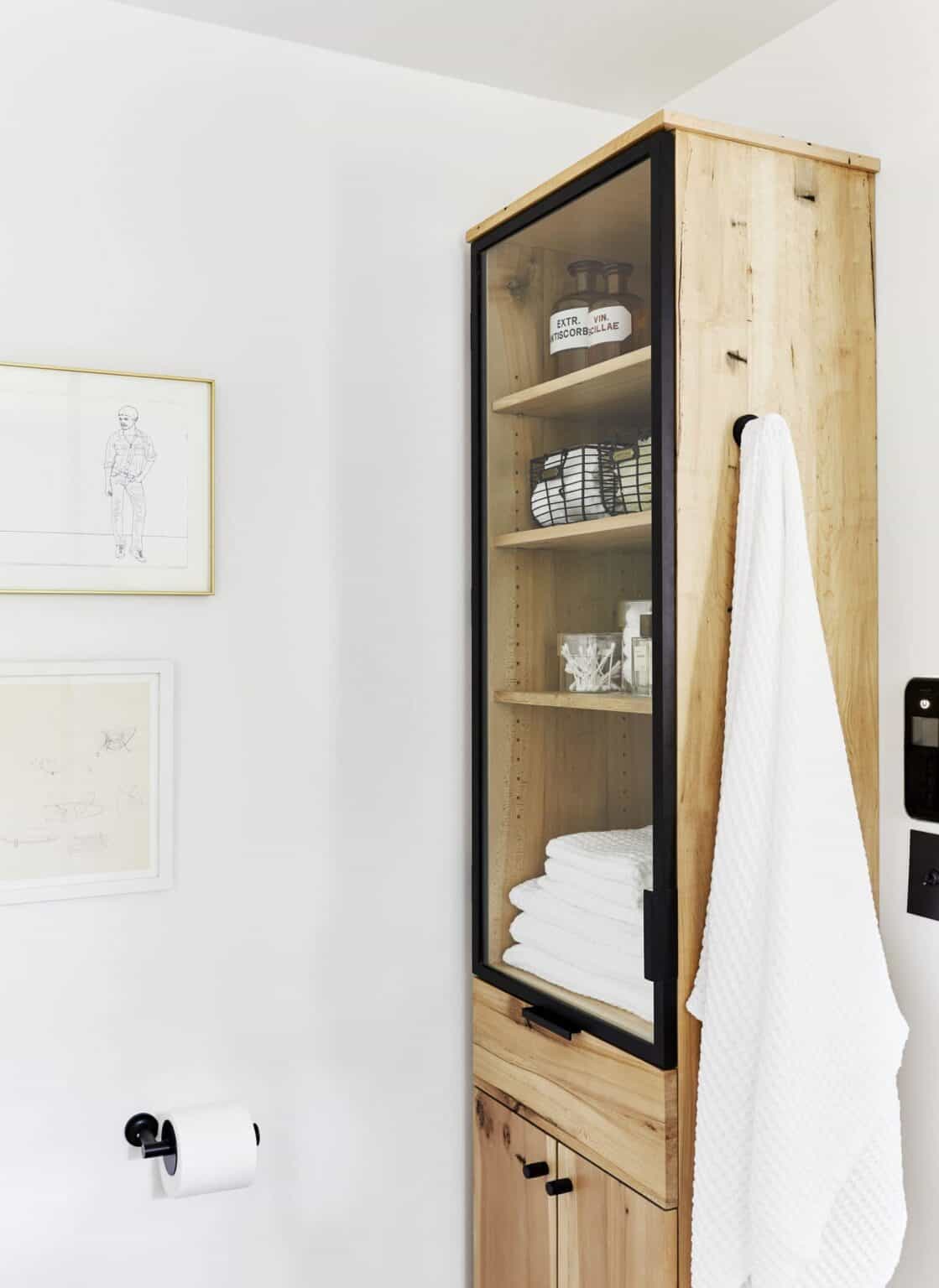 Where To Hang Your Bathroom Towels + Our New Favorite Solution Emily Henderson