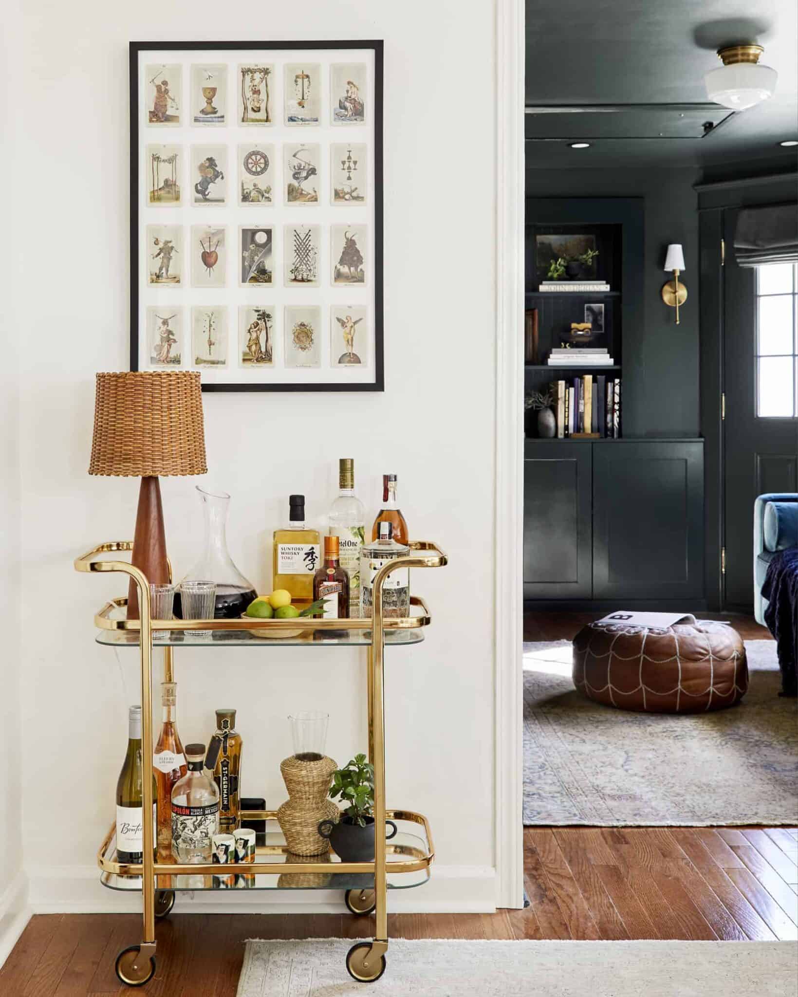 The NOFAIL, EHD Approved Bar Cart Styling Formula... Just In Time For