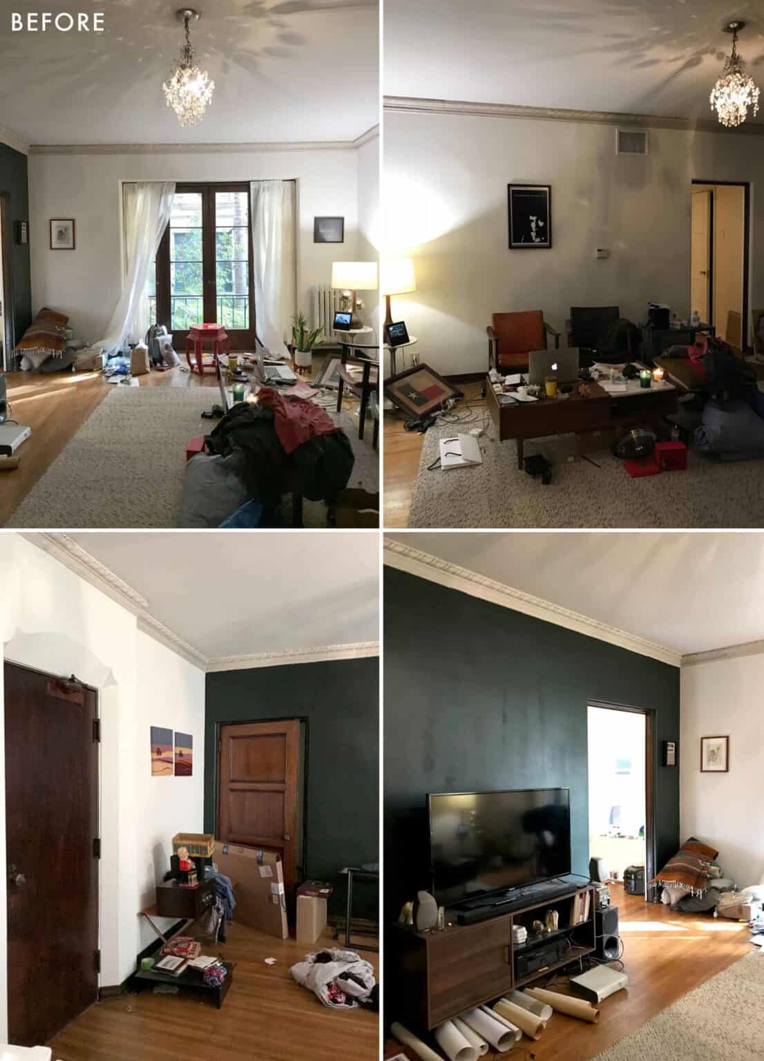 A MidCentury Eclectic Living Room with Kilz Primer and Paint The