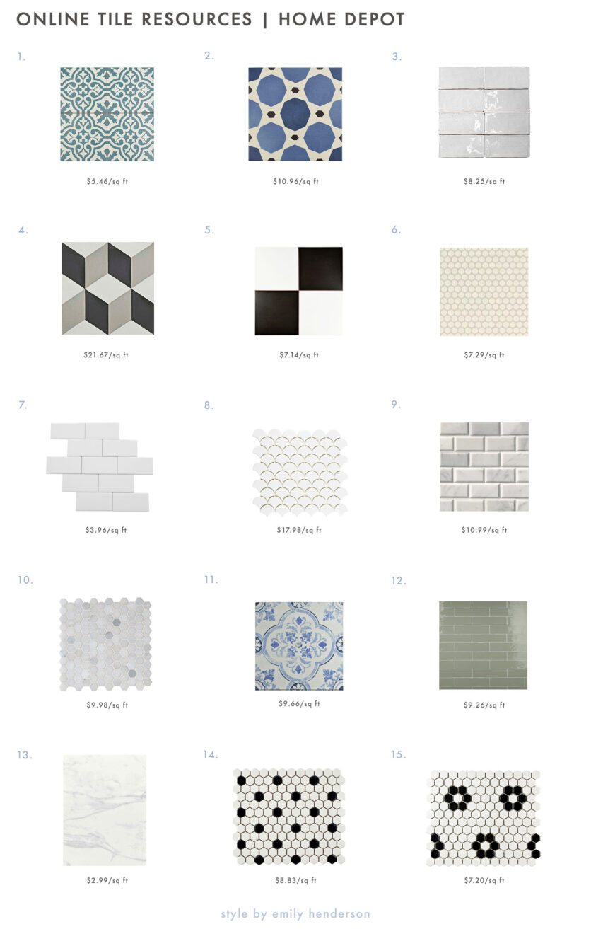 The 18 EHD GOTO Online Tile Resources Emily Henderson