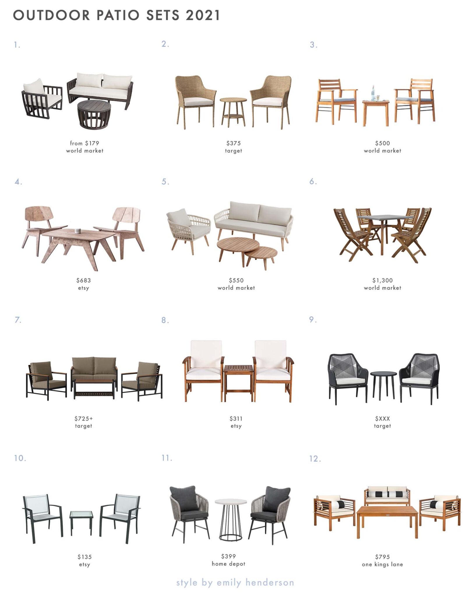 Our Outdoor Furniture Picks To Get You (And Your Outdoor Space) Ready