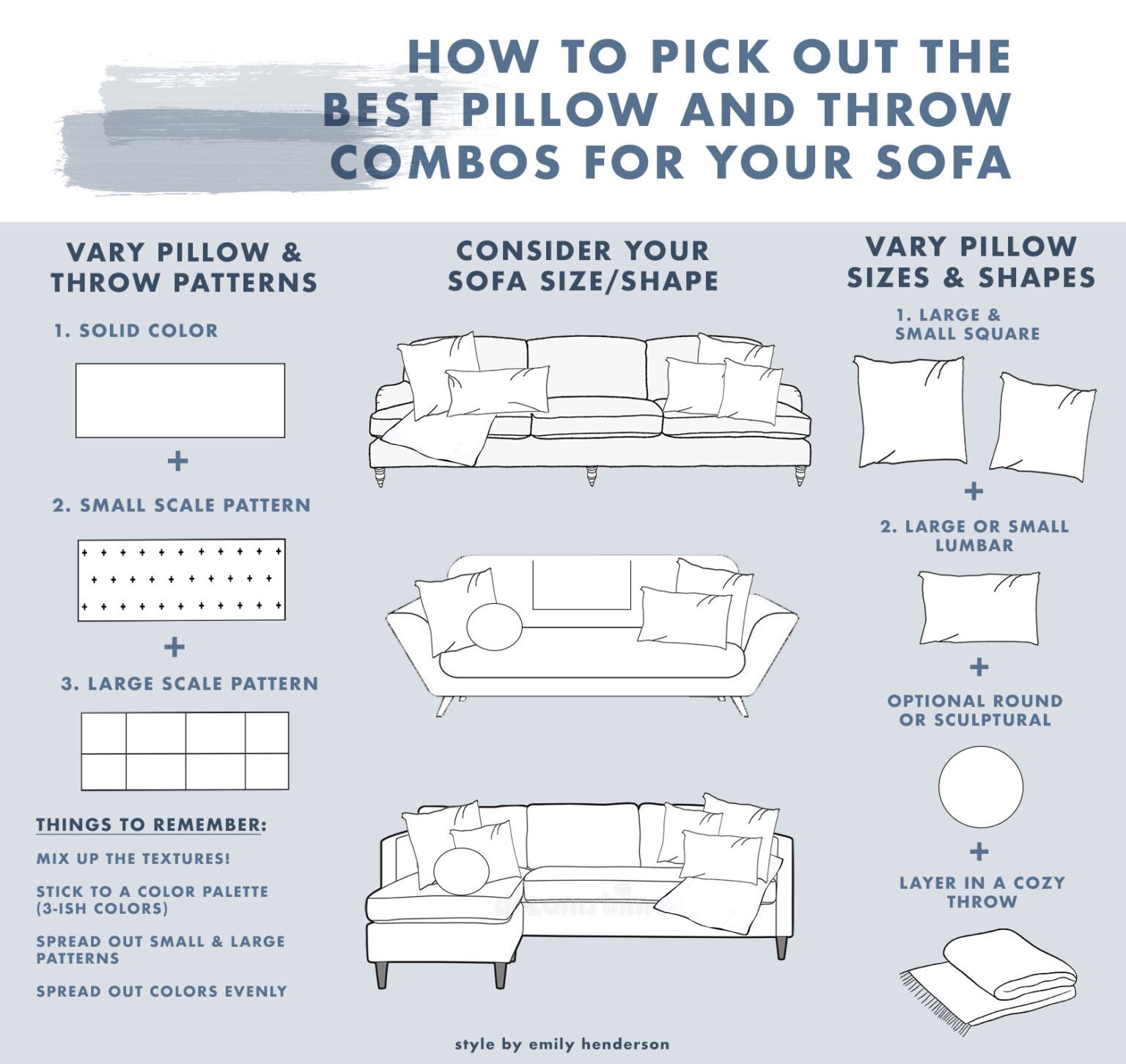 Design 101: How To Style Pillows On A Sofa Like A Pro (Plus Some Great
