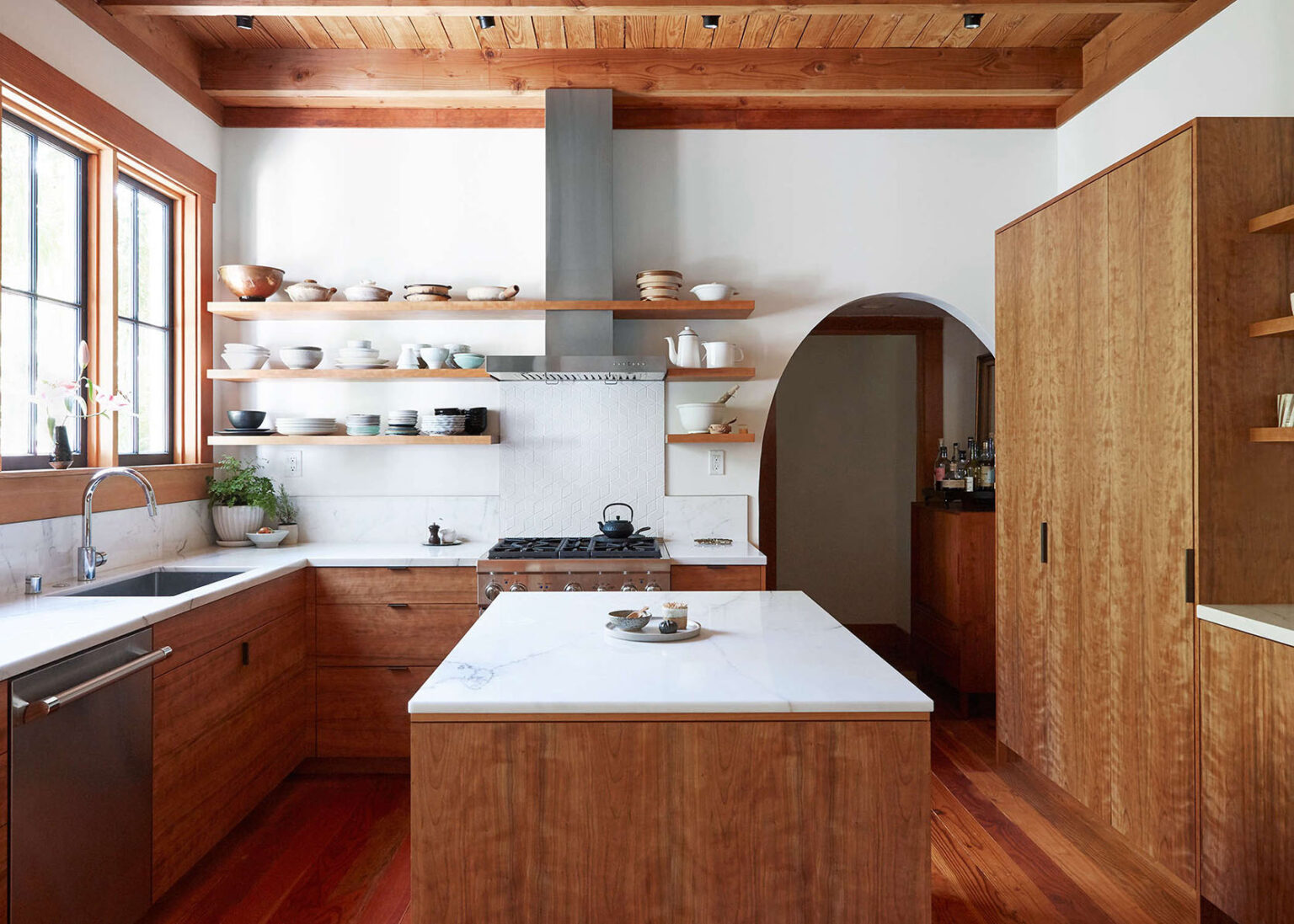 Farmhouse Design Process Can A Kitchen Have Too Much Wood? A Deep