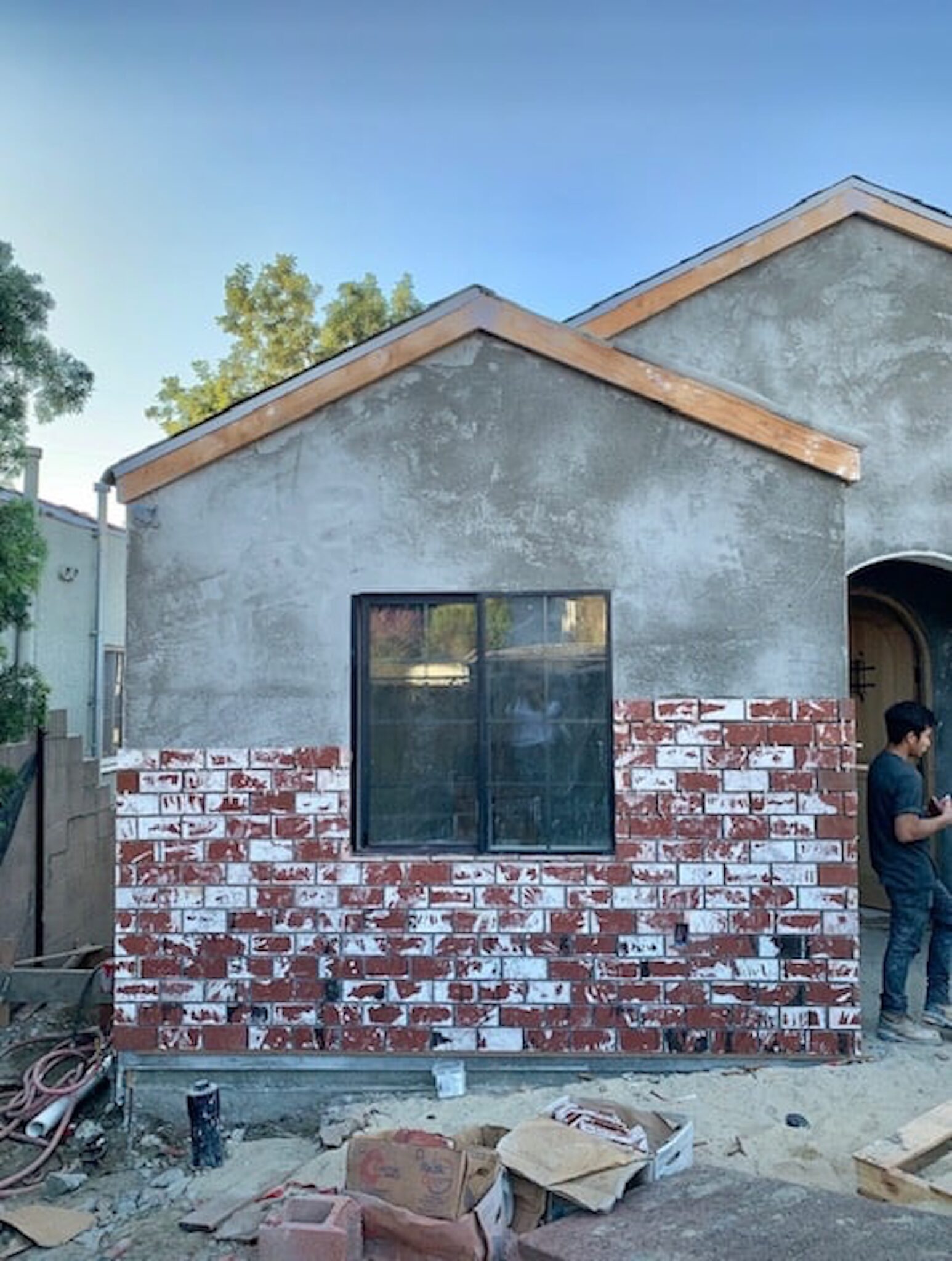 The BudgetFriendly Brick House Hack How to Clad Your