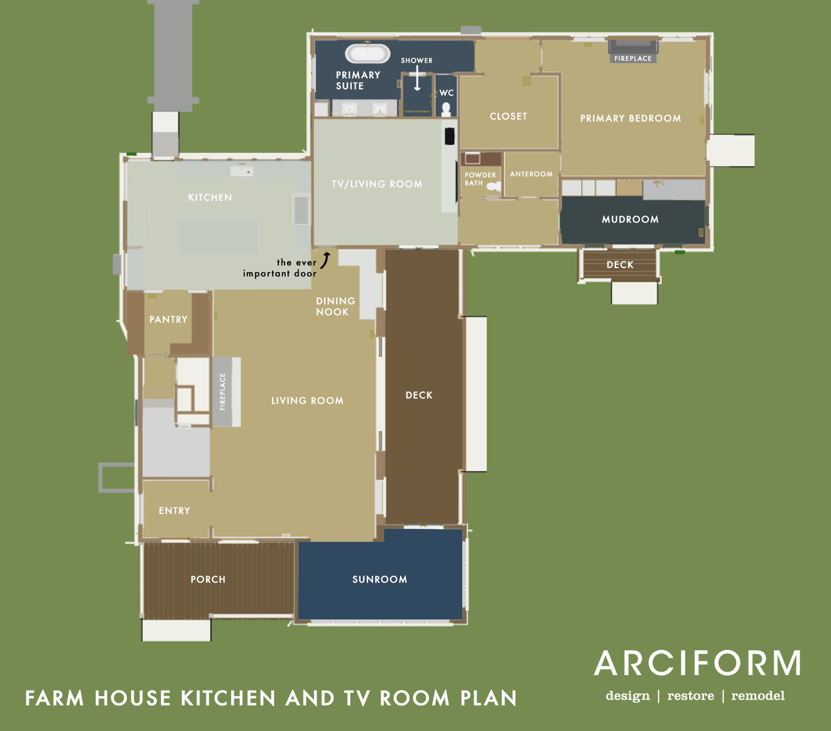 Single floor house design