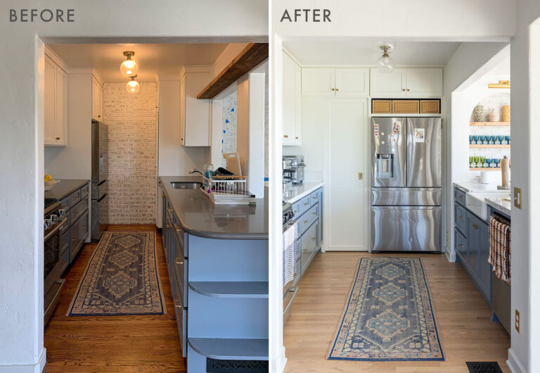 A Galley Kitchen Remodel That Doubled The Size And Function (With Some ...